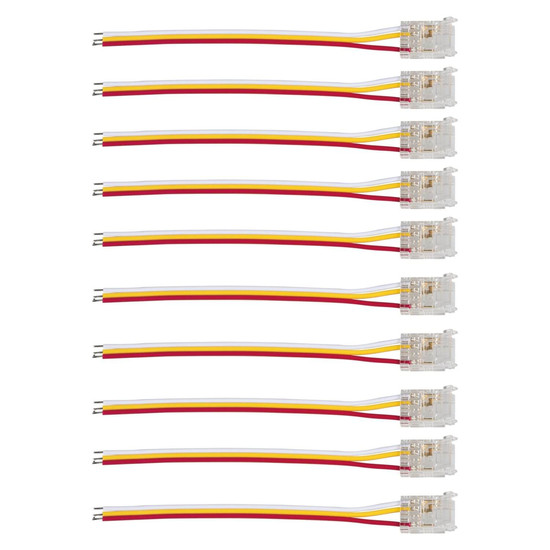 Kanlux Einspeiseverbinder für LED Streifen CCT 10mm mit Kabel 39527