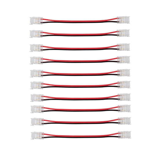 Kanlux Verbinder für LED Streifen einfarbig 10mm Verbindungskabel 39532