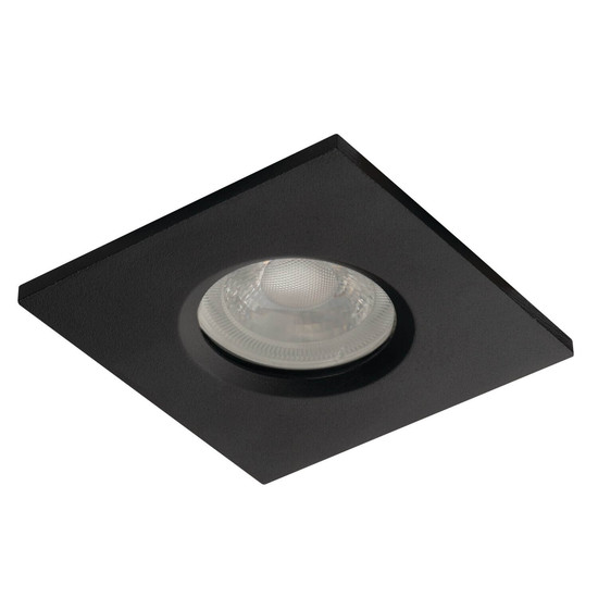 Kanlux Einbaurahmen Talu GU10/GU5,3 IP44 Schwarz Aluminium 39543