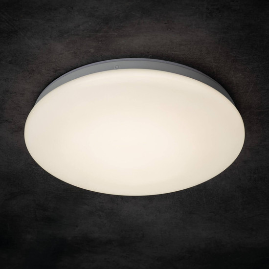 Kanlux LED Deckenleuchte Enelo 24W neutralweiss 4000K IP44 Weiß Metall Ø38cm 39742