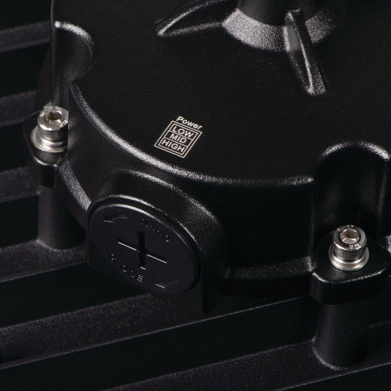 Kanlux LED Hallenstrahler HB Prime 200W neutralweiss 4000K IP65 Schwarz Aluminium Ø32cm 45810