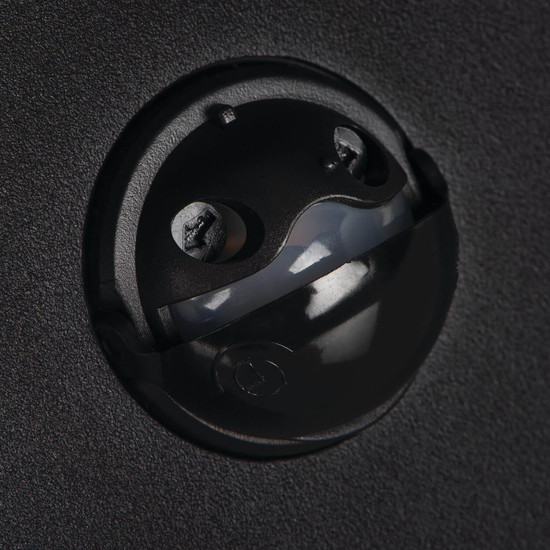 Kanlux LED Außenwandleuchte Xerto 20W CCT warm-/neutral-/tageslichtweiss 3000K/4000K/6500K Bewegungsmelder IP44 Schwarz Aluminium 45819
