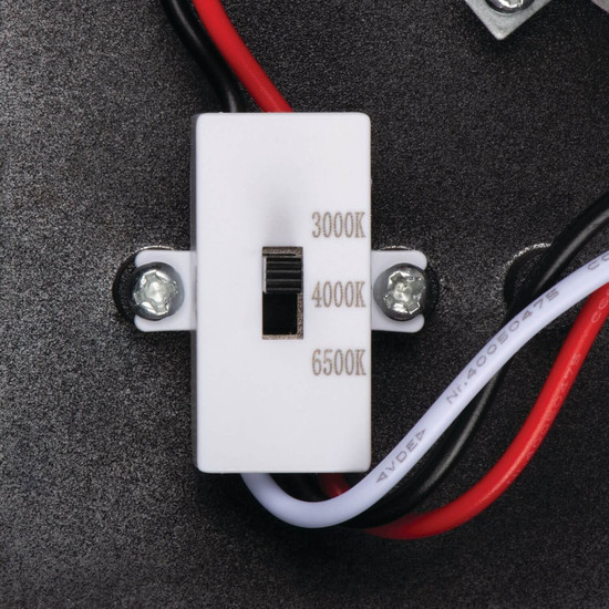 Kanlux LED Außenwandleuchte Xerto 20W CCT warm-/neutral-/tageslichtweiss 3000K/4000K/6500K Bewegungsmelder IP44 Schwarz Aluminium 45819
