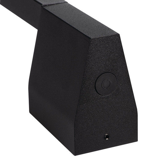 Kanlux LED Außenwandleuchte Yalte 9W CCT warm-/neutral-/tageslichtweiss 3000K/4000K/6500K IP54 Schwarz Aluminium 61,5cm 45870