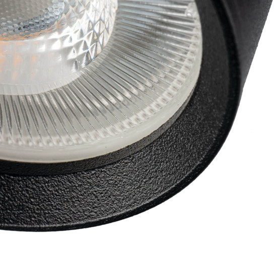 Kanlux Pendelleuchte für 1-Phasen Stromschiene ATL GU10 Schwarz Eisen 30cm 45918