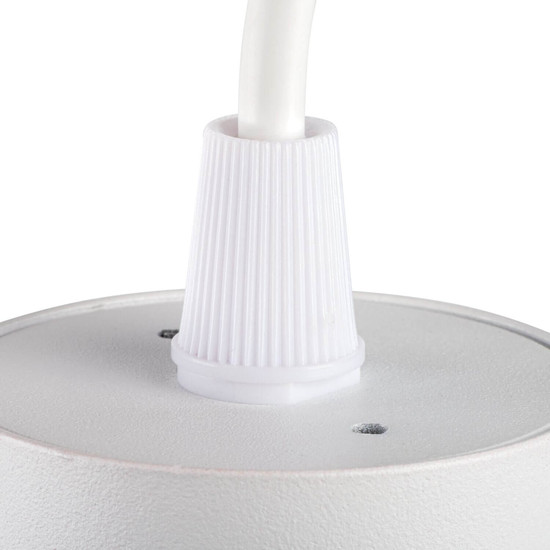 Kanlux Pendelleuchte für 1-Phasen Stromschiene ATL GU10 Weiß Eisen 30cm 45919
