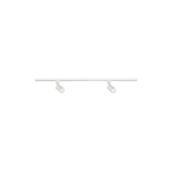 Kanlux 1-Phasen Stromschienen-Set mit Strahlern Altear 2-flammig 2xGU10 Weiß 101cm 45921