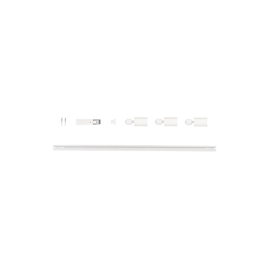 Kanlux 1-Phasen Stromschienen-Set mit Strahlern Altear 3-flammig 3xGU10 Weiß 101cm 45923