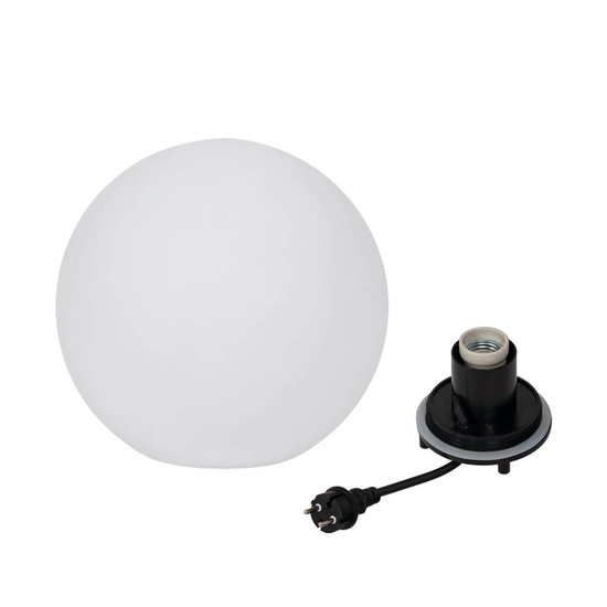 Kanlux Leuchtkugel, Gartenkugel Stono E27 IP65 Weiß Ø30cm 45931