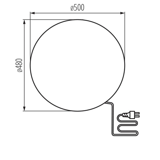 Kanlux Leuchtkugel, Gartenkugel Stono E27 IP65 Terrakotta Ø50cm 45937