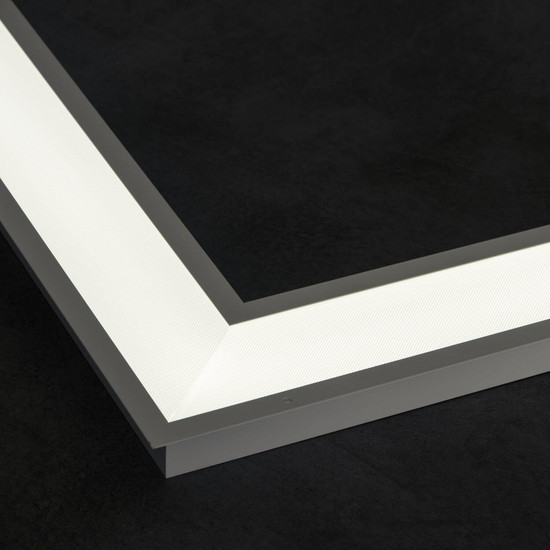Kanlux LED Panel Avar 32W CCT warm-/neutral-/tageslichtweiss 3000K/4000K/6000K UGR19 Weiß Aluminium 59,5x59,5cm 46070