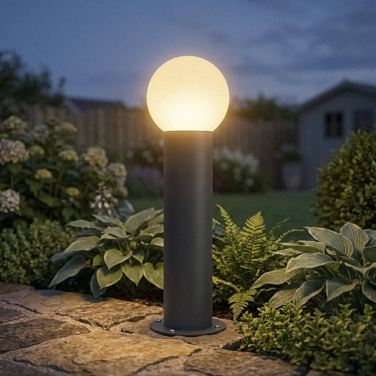 Kanlux Wegeleuchte Stono E27 IP65 Anthrazit Aluminium 50cm 46083