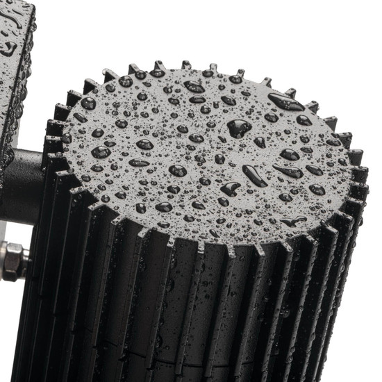 Kanlux Außenwandleuchte Radilo GU10 Bewegungsmelder IP44 Schwarz Aluminium 46202