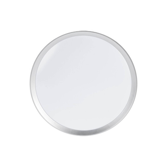 Kanlux LED Deckenleuchte Lixan 47W CCT warm-/tageslichtweiss 3000-6500K dimmbar Fernbedienung Weiß Silber Ø38,5cm 46280