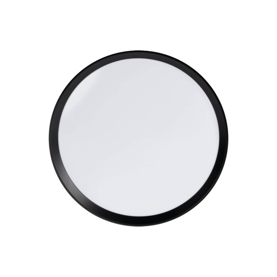 Kanlux LED Deckenleuchte Lixan 47W CCT warm-/tageslichtweiss 3000-6500K dimmbar Fernbedienung Weiß Schwarz Ø38,5cm 46281