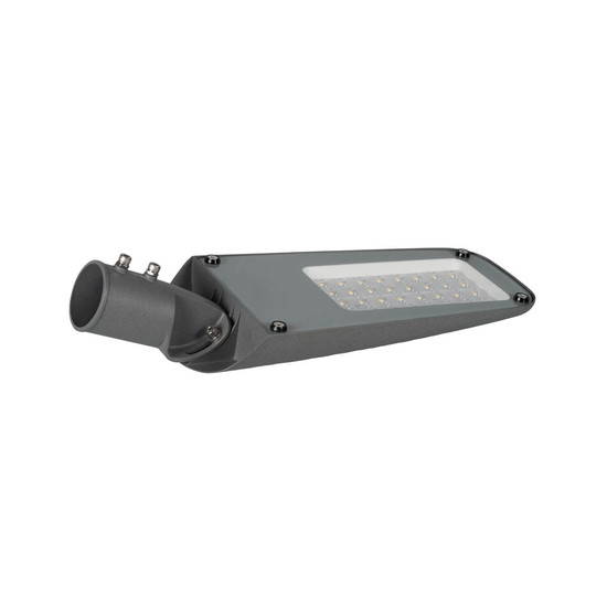 Kanlux LED Straßenleuchte PRO-SL 50W neutralweiss 4000K IP66 Grau Aluminium 44x17cm asymmetrisch 46320