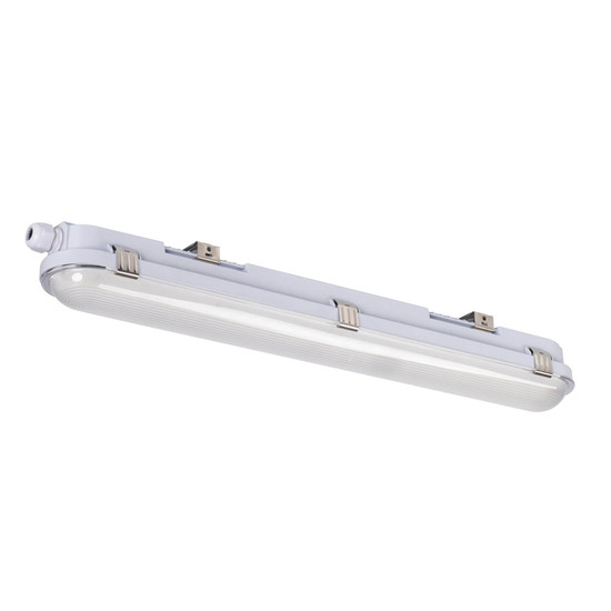 Kanlux LED Feuchtraumleuchte MAH Pro 19W einstellbar neutralweiss 4000K IP66 Grau 66cm 46330