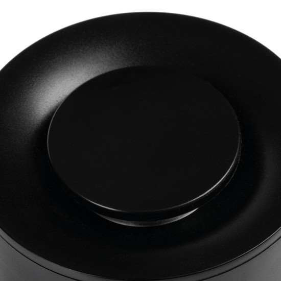 Kanlux LED Nachtlicht Ribi 0,3W warmweiss 2700K Bewegungsmelder Schwarz Ø6cm 46381