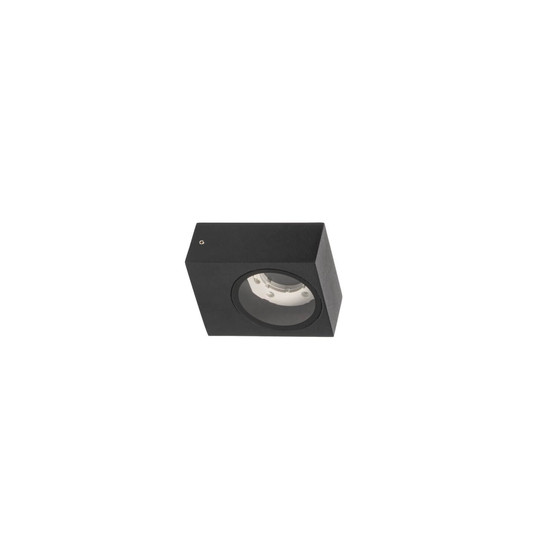 Kanlux Außenwandleuchte Legino GX53 IP65 Schwarz Aluminium 12x10cm 46390