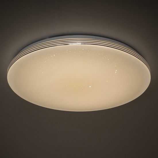 Kanlux LED Deckenleuchte Exate 38W CCT warm-/neutral-/tageslichtweiss 3000K/4000K/6500K Weiß Metall Ø47cm 90220