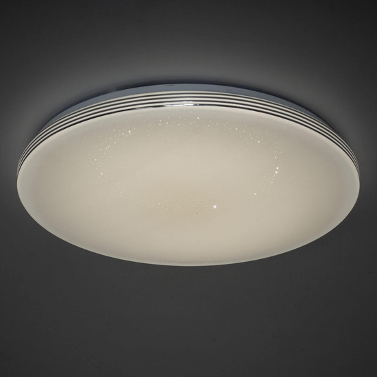 Kanlux LED Deckenleuchte Exate 38W CCT warm-/neutral-/tageslichtweiss 3000K/4000K/6500K Weiß Metall Ø47cm 90220