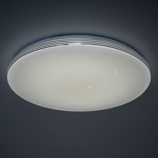 Kanlux LED Deckenleuchte Exate 38W CCT warm-/neutral-/tageslichtweiss 3000K/4000K/6500K Weiß Metall Ø47cm 90220