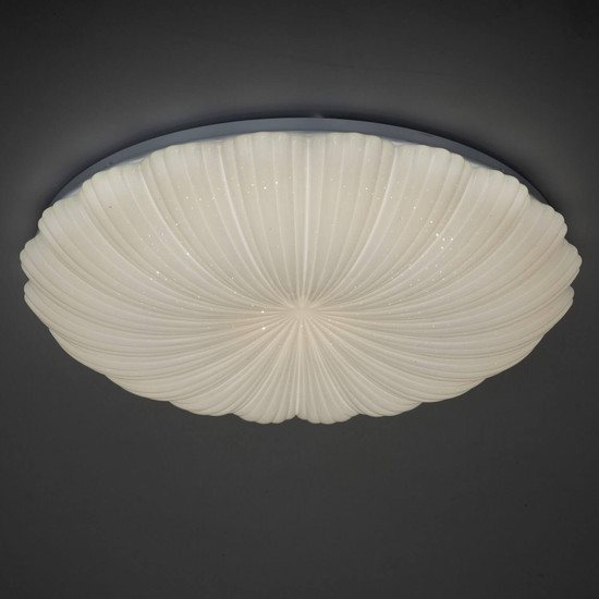 Kanlux LED Deckenleuchte Bonsa 38W CCT warm-/neutral-/tageslichtweiss 3000K/4000K/6500K Weiß Metall Ø49cm 90222