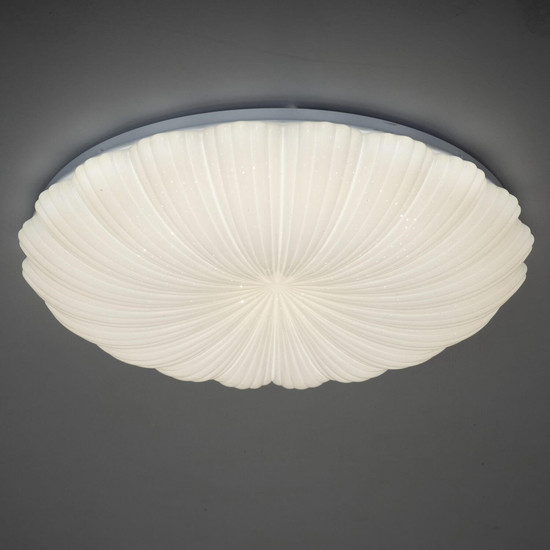 Kanlux LED Deckenleuchte Bonsa 38W CCT warm-/neutral-/tageslichtweiss 3000K/4000K/6500K Weiß Metall Ø49cm 90222
