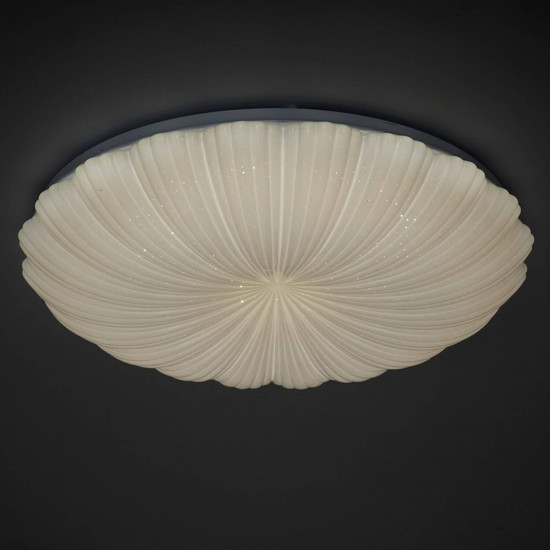 Kanlux LED Deckenleuchte Bonsa 38W CCT warm-/neutral-/tageslichtweiss 3000K/4000K/6500K Weiß Metall Ø49cm 90222