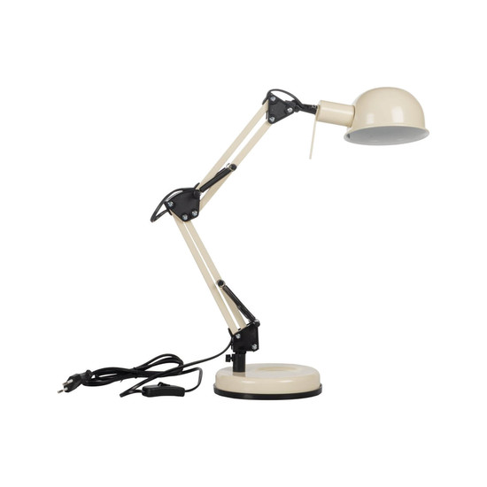 Kanlux Schreibtischleuchte Pixa E14 Beige Metall Ø16cm 90419