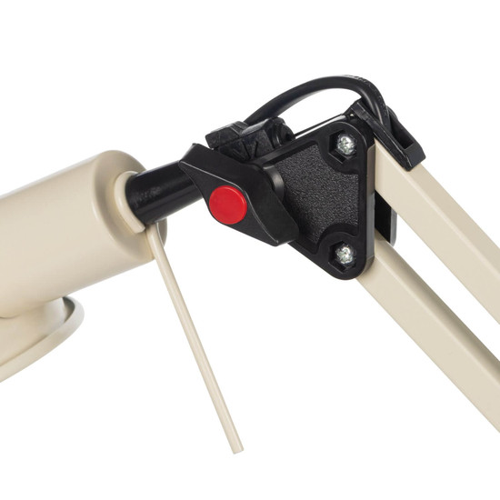 Kanlux Schreibtischleuchte Pixa E14 Beige Metall Ø16cm 90419