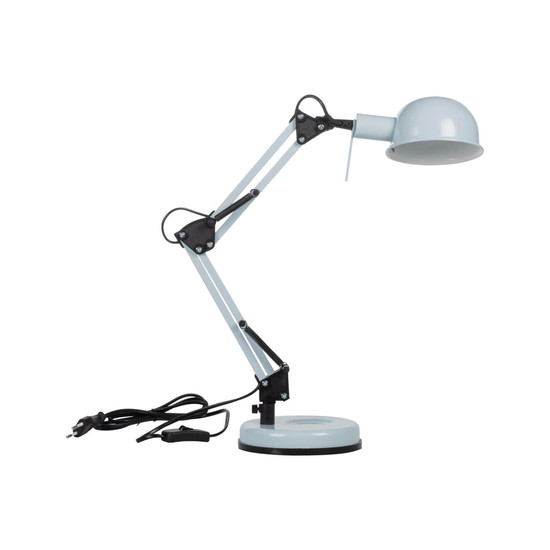 Kanlux Schreibtischleuchte Pixa E14 Blau Metall Ø16cm 90420