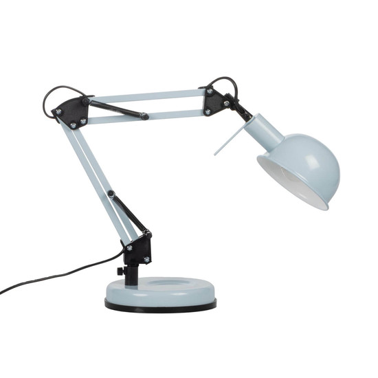 Kanlux Schreibtischleuchte Pixa E14 Blau Metall Ø16cm 90420