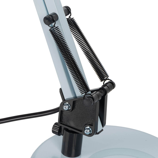Kanlux Schreibtischleuchte Pixa E14 Blau Metall Ø16cm 90420