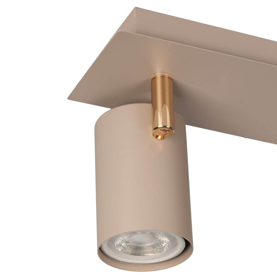 Kanlux Deckenstrahler Evalo GU10 Beige Aluminium 90780