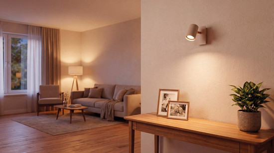 Kanlux Deckenstrahler Evalo GU10 Beige Aluminium 90780