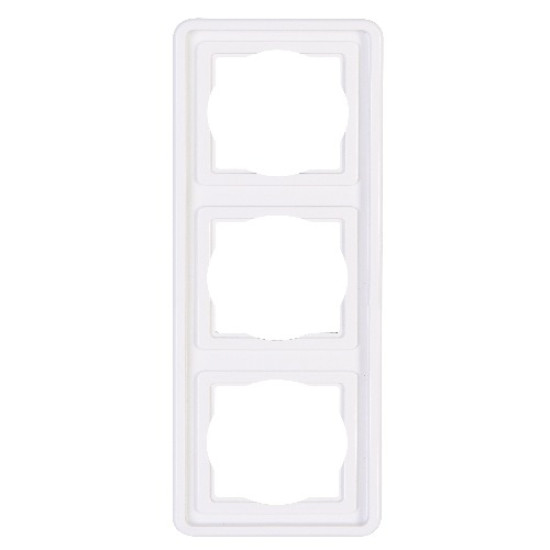 Kopp UP-Standard Abdeckrahmen für senkrechte und waagerechte Installation 3-fach