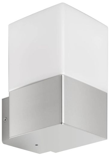 LCD Wandleuchte Edelstahl E27 IP44 20,5x12x14,5cm 028 Made in Germany