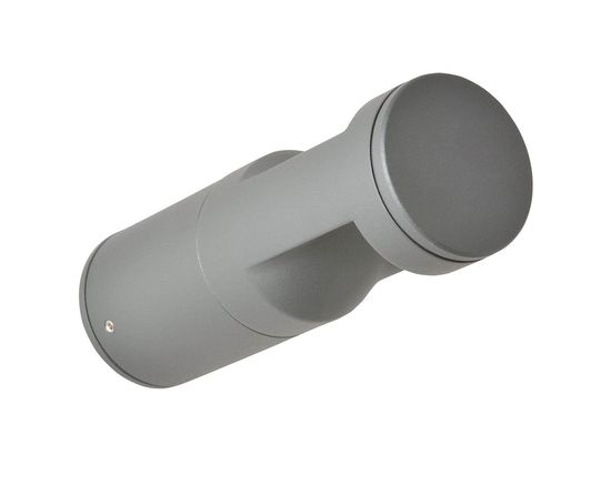 LCD Wandlampe, Standleuchte LED Graphit 6W Warmweiss IP65 18x6cm 1400LED Made in Italy