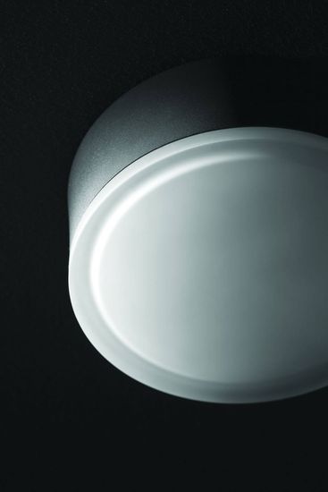 LCD Wandleuchte & Deckenleuchte LED Graphit 22,4W Warmweiss IP65 8x13cm 1421LED Made in Italy