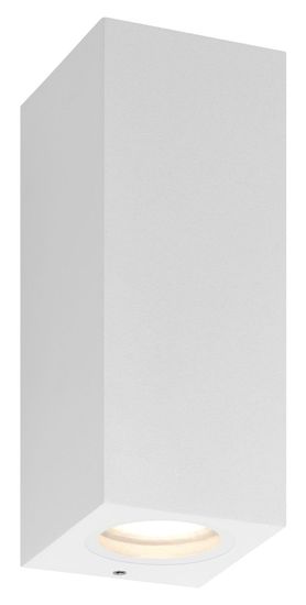 LCD Up & Down Wandleuchte Weiß 2xGU10 IP54 16,5x7x8cm 5048