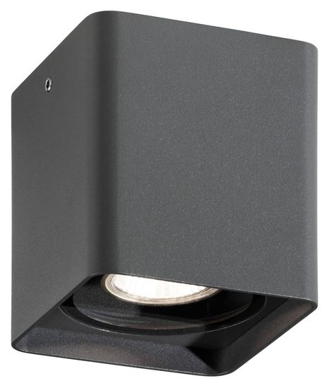 LCD Deckenleuchte Graphit GU10 IP54 10,6x9,5cm 5055