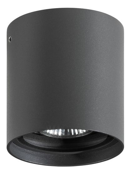 LCD Deckenleuchte Graphit GU10 IP54 11x9,5cm 5056