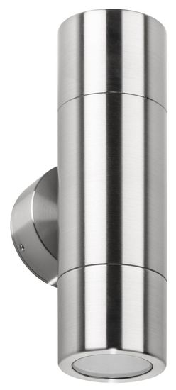 LCD Up & Down Wandleuchte Edelstahl 2xGU10 IP65 20x7x9cm 5121