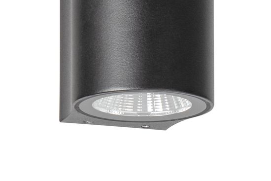 LCD Up & Down Wandleuchte LED 2fach Graphit 2x7W Warmweiss IP65 20x6x7cm 5130