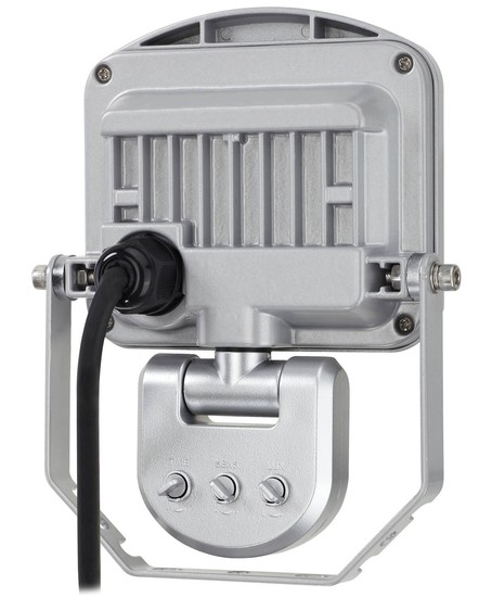 Ledino LED-Strahler mit Sensor PIR Fluter Charlottenburg 10SCI, 10W, 6500K, silber tageslichtweiss