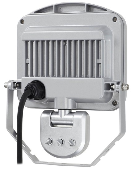 Ledino LED-Strahler mit Sensor PIR Fluter Charlottenburg 20SWI, 20W, 3000K, silber warmweiss