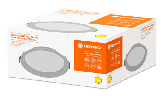 Ledvance Downlight Alu 200 35W 3000K IP44/Ip20Wt 4058075091559