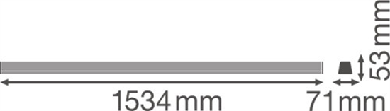 Ledvance TruSys DALI Wide 53W 3000K LED Schienenstrahler Dimmbar