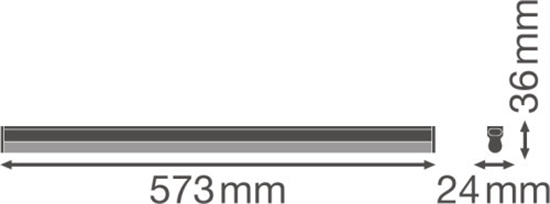 Ledvance Linear Compact High Output 600 10W 4000K LED Lichtleiste 4058075106291